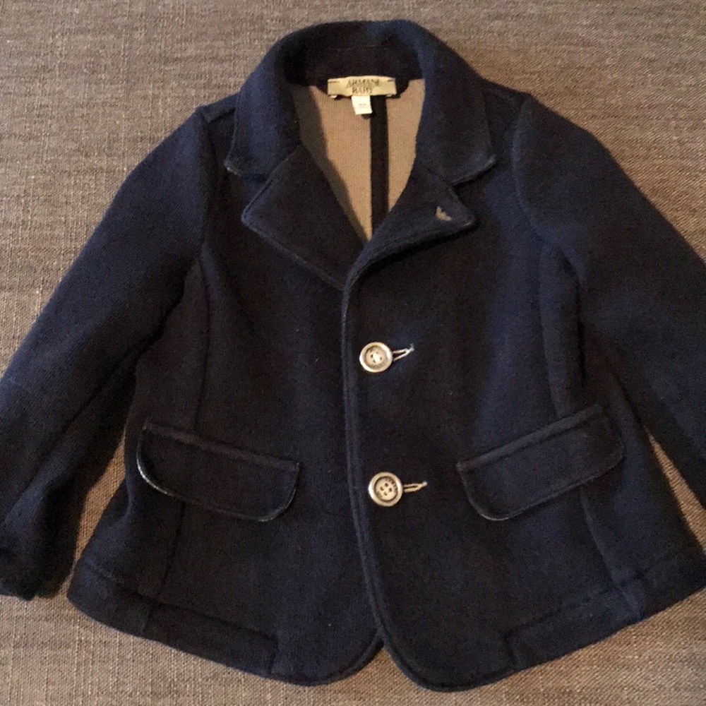 Cotton sports jacket Armani Baby